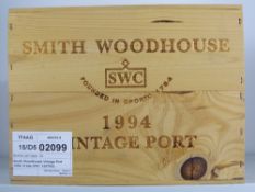 Smith Woodhouse Vintage Port 1994 12 bts OWC