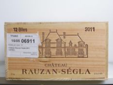 Chateau Rauzan Segla 2011 Margaux 12 bts OWC IN BOND