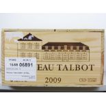 Chateau Talbot 2009 St Julien 12 bts OWC IN BOND