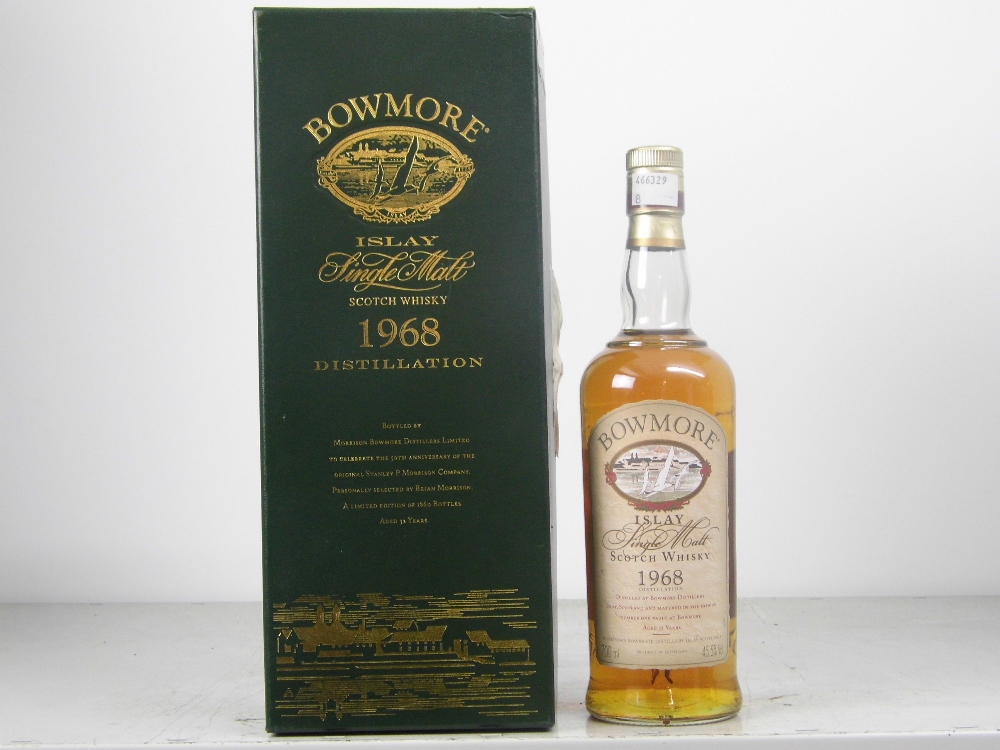 Bowmore 1968Aged 32 YearsBt No 1041/18601 bt Original Presentation Case (slight damage to case)