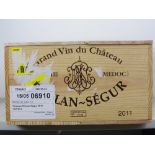 Chateau Phelan Segur 2011 St Estephe 12 bts OWCIN BOND