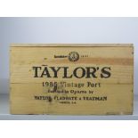 Taylor's Vintage Port 198512 bts OWC