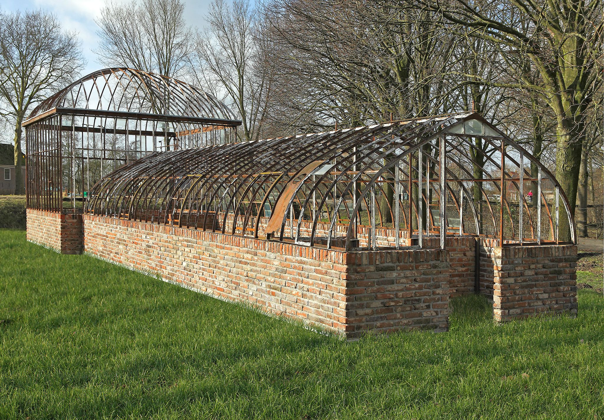 An impressive and rare French wrought iron framed combination orangery and...  An impressive and - Image 3 of 3