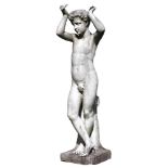 A sculpted white marble model of Dionysus as a Youth , late 18th century  A sculpted white marble