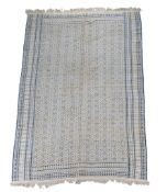 An Indian cotton Dhurry , approximately 308cm x 185cm  An Indian cotton Dhurry ,   approximately