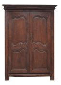 A French oak armoire , late 18th/early 19th century  A French oak armoire  , late 18th/early 19th
