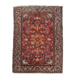 An Isfahan rug, approximately 205 x 140cm  An Isfahan rug,   approximately 205 x 140cm