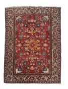 An Isfahan rug, approximately 205 x 140cm  An Isfahan rug,   approximately 205 x 140cm