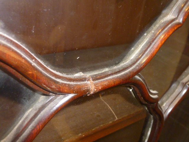 A mahogany cabinet bookcase , in George III style  A mahogany cabinet bookcase  , in George III - Image 3 of 4