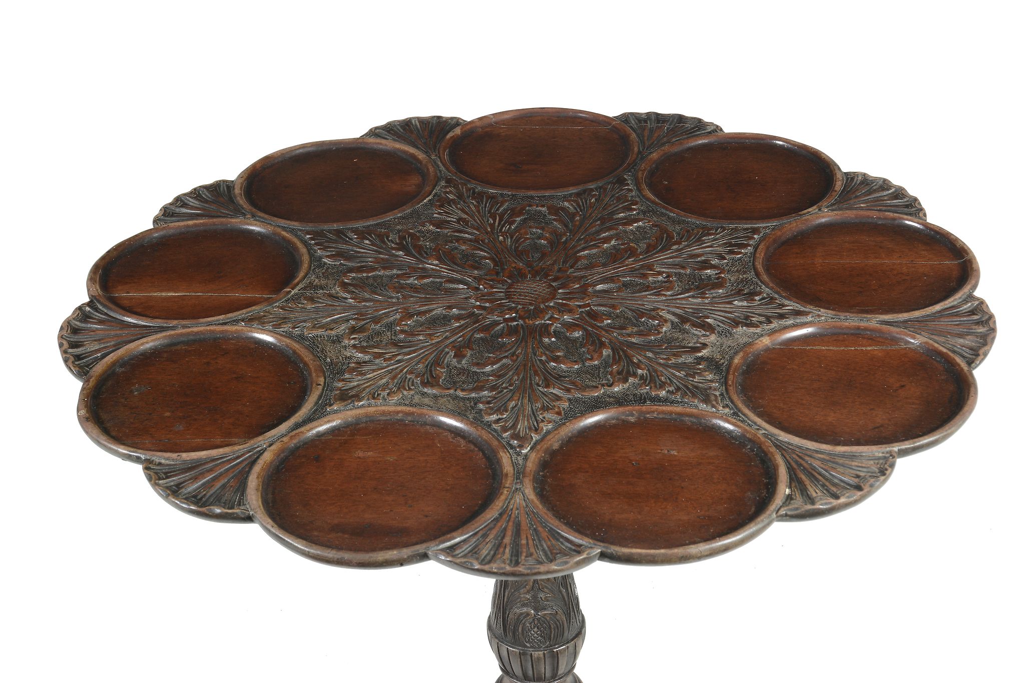 A George III mahogany tripod table, circa 1780 A George III mahogany tripod table, circa 1780, the - Image 2 of 2