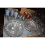 A quantity of Royal commemorative glassware, to include plates, mugs, tumblers etc