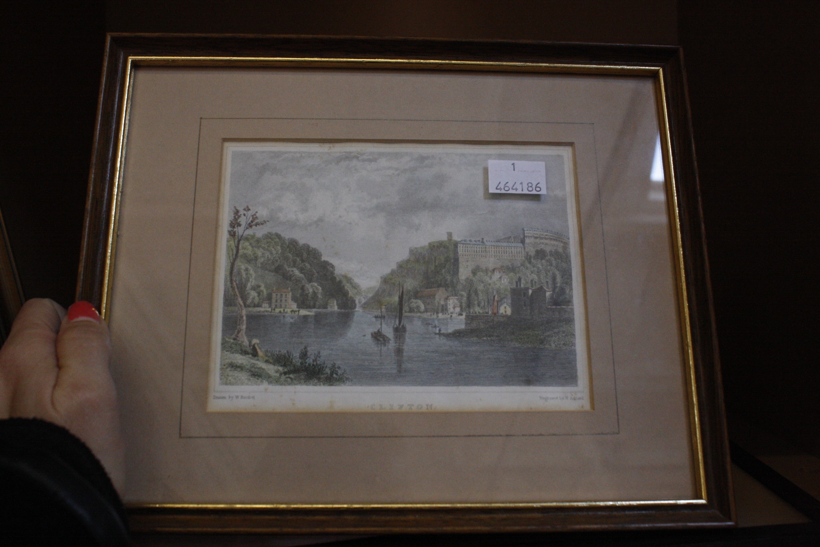 Two19th Century prints of Bristol 'Clifton' and a quantity of assorted prints (6) - Image 2 of 3