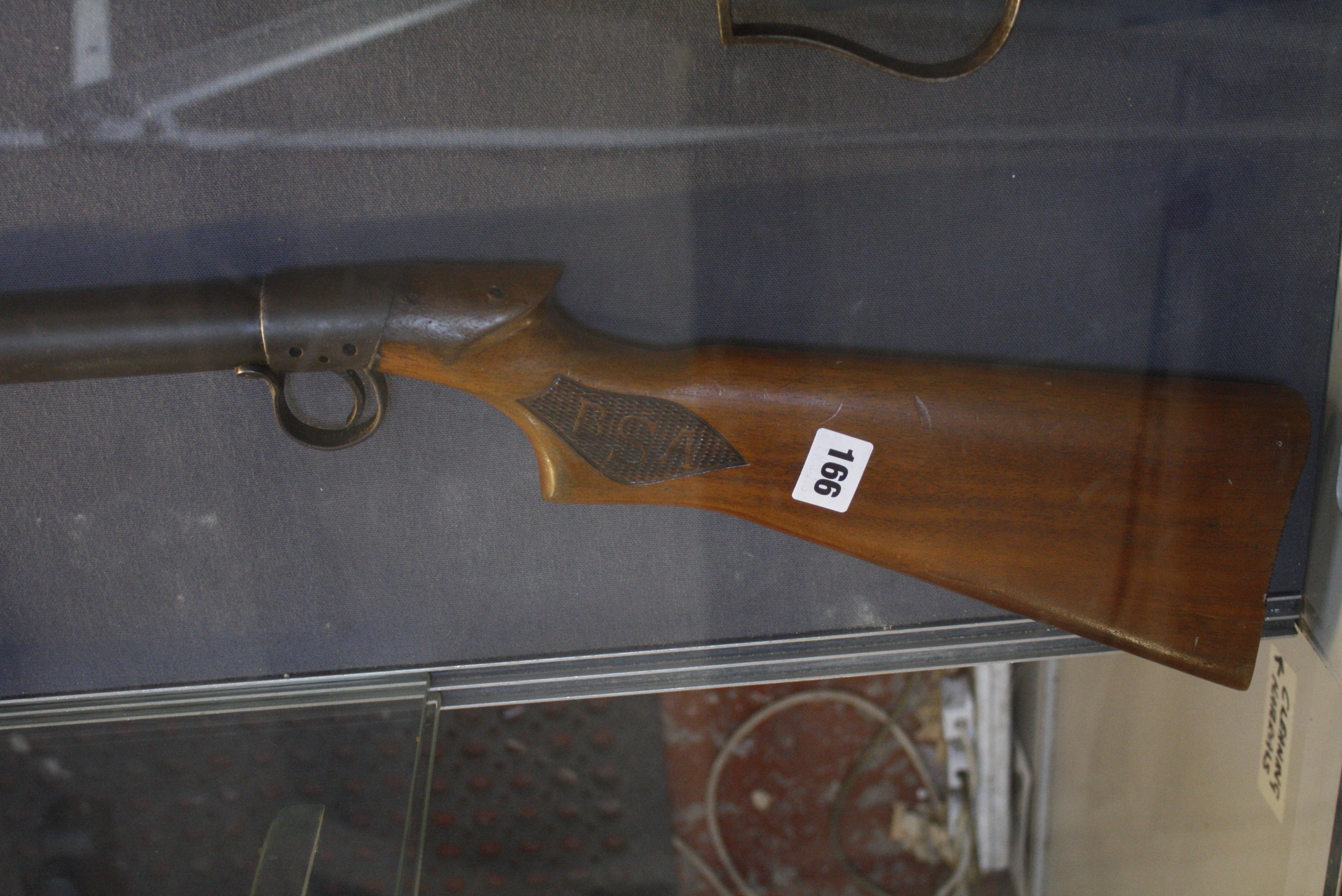 A BSA air rifle, serial no. T7079