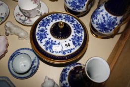 A quantity of decorative ceramics to include a Hatton Beck studio pottery jug, The Nanking Cargo