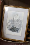 A quantity of prints mainly bird and floral subjects (qty)