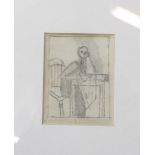Keith Vaughan (1912 - 1977) 'Study for a painting c.1948' Pencil drawing Unsigned Labelled to