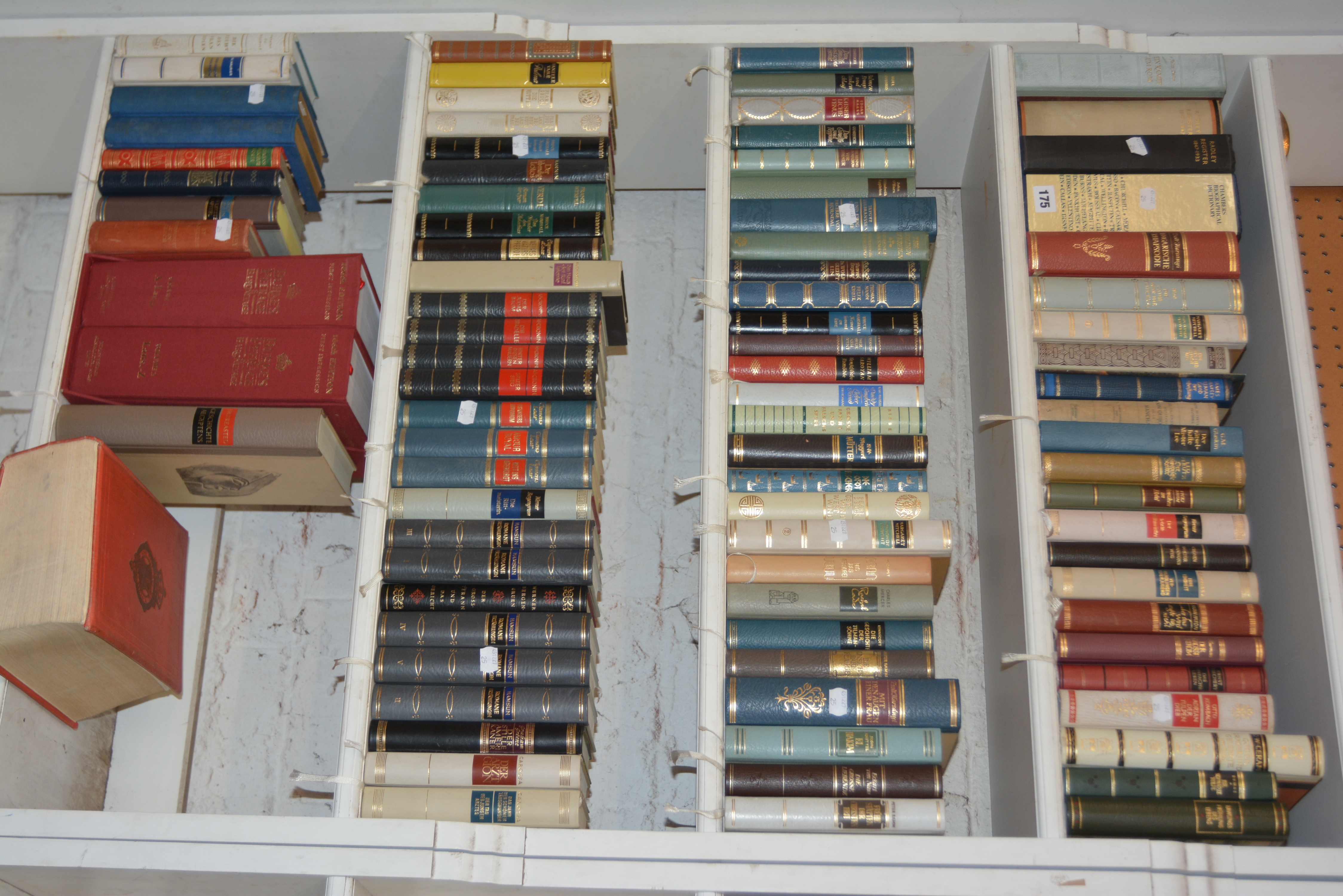 A quantity of hardback books, literature titles translated to German (qty)  Best Bid