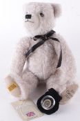 A Merrythought Limited Edition Royal Mint Brunel Collectors 2006 bear, in display box, with a
