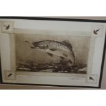 English School (20th Century) 'The Yellowstone' and 'Brown trout' Limited edition prints 71/100