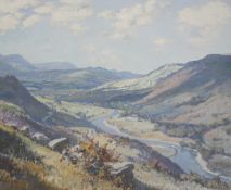 Wyndham Lloyd (1909 - 1997) Eden Valley, Polgelly Oil on canvas Signed left 49.5cm x 59.5cm