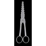 A George IV silver grape scissors or shears by Charles Rawlings, London 1820  A George IV silver