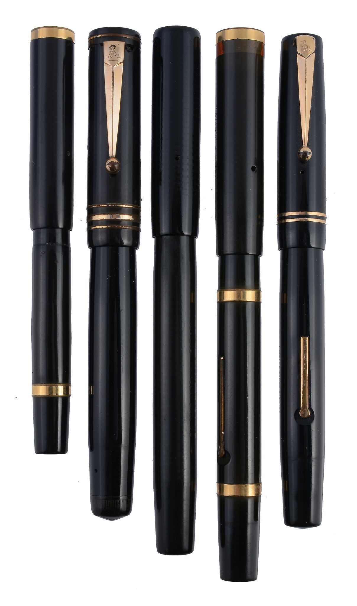 Mabie Todd & Co., Swan Leverless Pen, a black fountain pen  Mabie Todd  &  Co., Swan Leverless