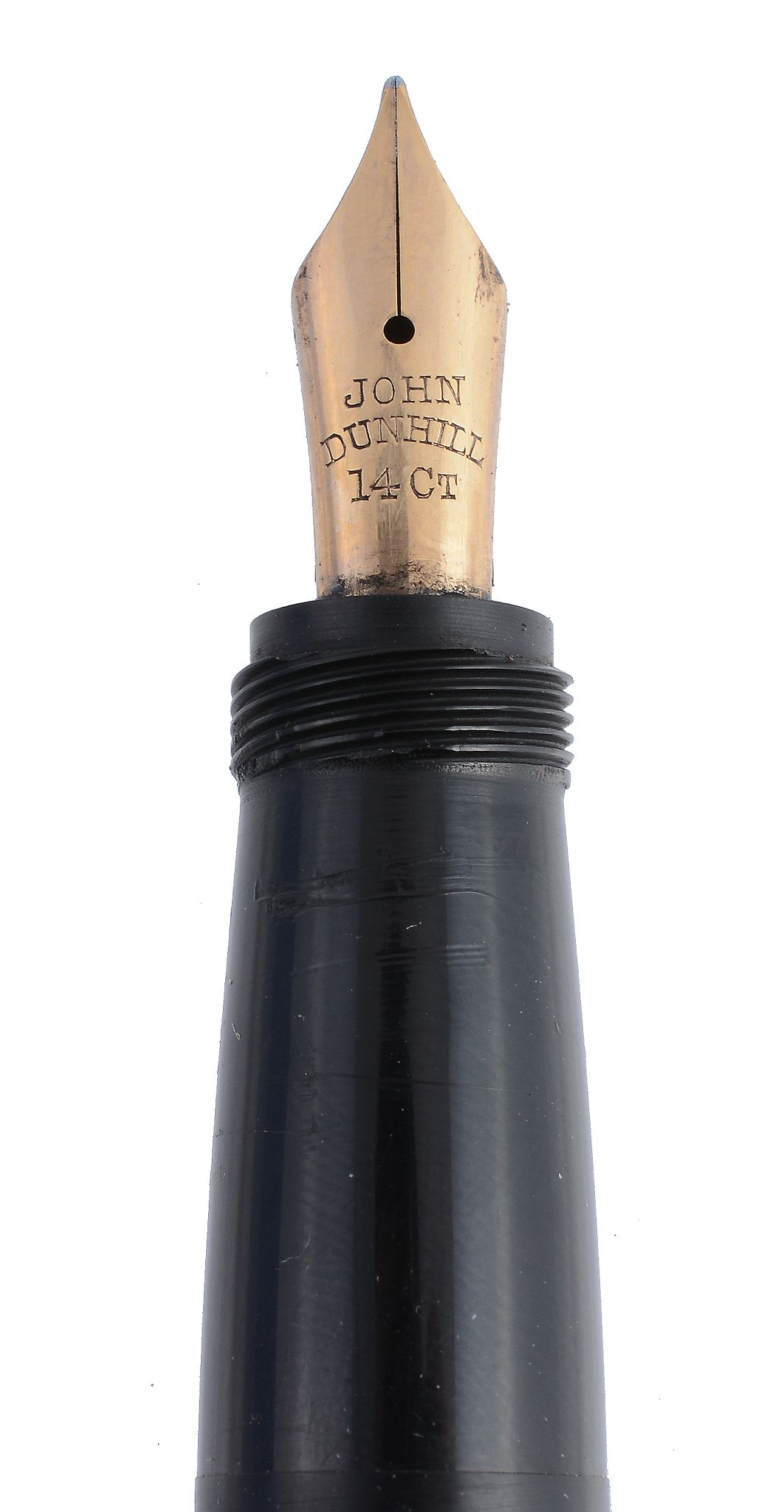 John Dunhill, Twopen, a black double nib fountain pen, Italian, circa 1935  John Dunhill, Twopen, - Image 3 of 3