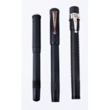 Waterman's, The Confident Safety Pen, a black hard rubber safety pen  Waterman's, The Confident