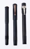 Waterman's, The Confident Safety Pen, a black hard rubber safety pen  Waterman's, The Confident