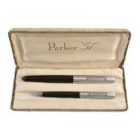 Parker, 51, a burgundy fountain pen, with a lustraloy cap  Parker, 51, a burgundy fountain pen,