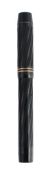 John Dunhill, Twopen, a black double nib fountain pen, Italian, circa 1935  John Dunhill, Twopen,