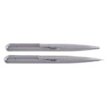 Settelaghi, a silver ballpoint pen and mechanical pencil  Settelaghi, a silver ballpoint pen and