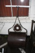 A cast iron lawn roller made by Barford & Perkins of Peterborough, with later handle. Best Bid