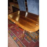 A rosewood and crossbanded rectangular occasional table/breakfast table, circa 1830, 115cm wide