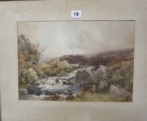 English School (19th Century) A stream, possibly in Exmouth Watercolour Unsigned 25.5cm x 37cm