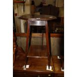 A two tier mahogany occasional table and another Georgian style tripod table Best Bid