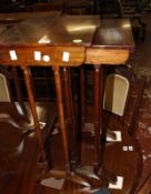 A set of Regency style rosewood tables