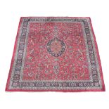 A Meshed carpet , approximately 433 x 368cm  A Meshed carpet , approximately 433 x 368cm
Please