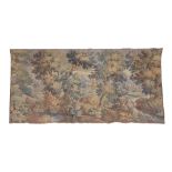 A tapestry wall hanging, early 20th century, depicting a Continental landscape  A tapestry wall