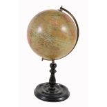 An English 10 inch table globe, Geographia Limited, London, early 20th century  An English 10 inch