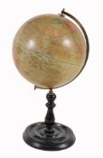 An English 10 inch table globe, Geographia Limited, London, early 20th century  An English 10 inch