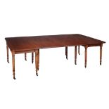 A Regency mahogany dining table , circa 1815  A Regency mahogany dining table  , circa 1815, the