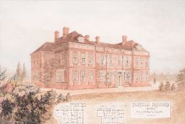 Norman Clayton Nisbett (c.1860-1918) - Fairfield House, Droxford, Hampshire An architectural study