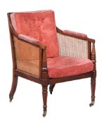 A Regency bergere library chair , circa 1815  A Regency bergere library chair  , circa 1815, the