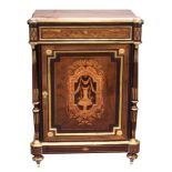 A Napoleon III gilt-metal mounted marquetry side cabinet , circa 1870  A Napoleon III gilt-metal