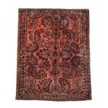 A Sarouk rug , approximately 150 x 100cm  A Sarouk rug  , approximately 150 x 100cm