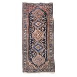 Three Yalamir rugs, approximately 78 x 190cm, 200 x 80cm and 150 x 240cm  Three Yalamir rugs,
