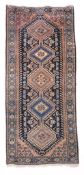 Three Yalamir rugs, approximately 78 x 190cm, 200 x 80cm and 150 x 240cm  Three Yalamir rugs,