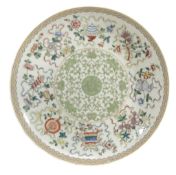 A Chinese Famille Rose Charger , Guangxu or later  A Chinese Famille Rose Charger  , Guangxu or