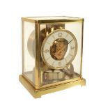 A gilt brass 'Atmos' timepiece, Jaeger-LeCoultre, mid to late 20th century  A gilt brass 'Atmos'